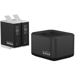 GoPro Dual Battery Charger + 2 Enduro Batteries - Hero 11 Black / Hero 10 Black / Hero 9 Black